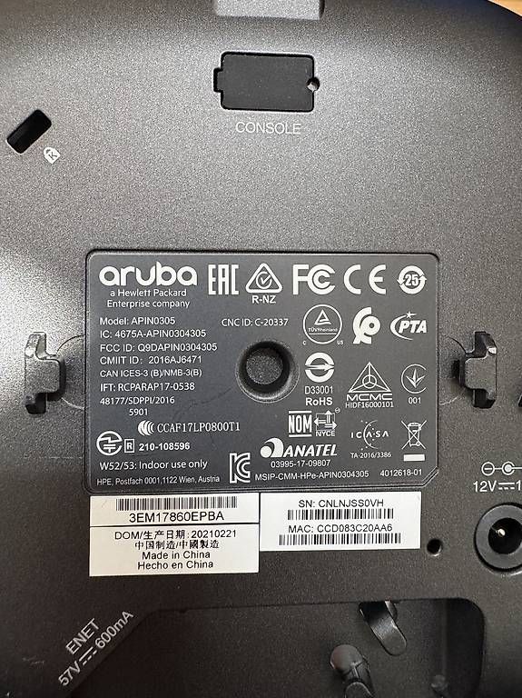 WiFi: Antenne wifi Aruba – Usato da Monthey venduto da and_c5w8 2