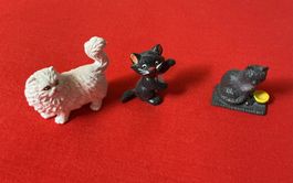 Katzenfiguren von Bullyland / handbemalt / aus Deutschland