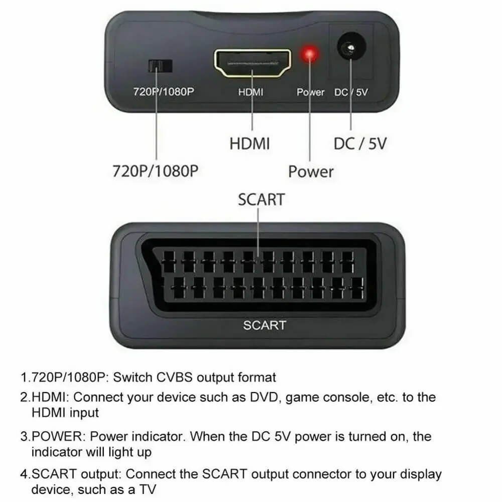 Convertitori: HDMI zu SCART Composite Video Converter – Nuovo e nell'imballaggio originale da Unterägeri venduto da RmOnline 6