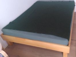 Bettgestell mit zwei Lattenrosten (ohne Matratze)