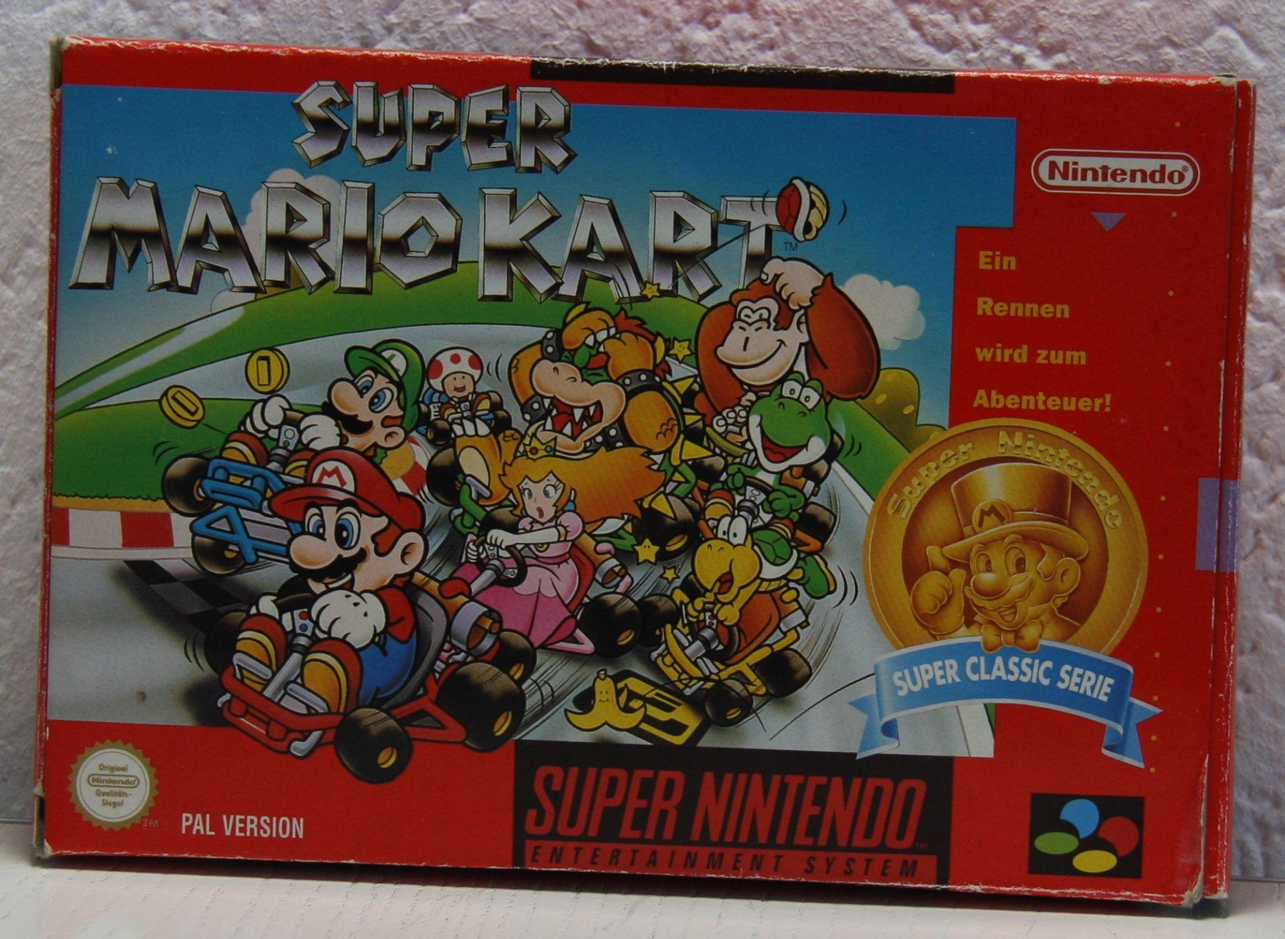 Nintendo Giochi: SNES - Super Mario Kart OVP – Usato da Fisibach venduto da Retrogames24