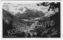 Postkarte, Die neue Sustenstrasse