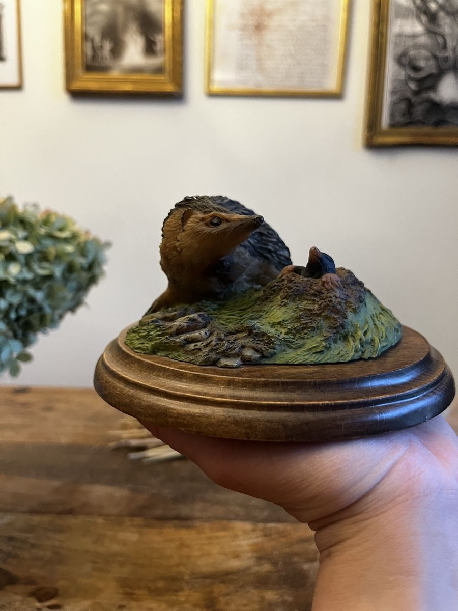 Statuette: Dekofigur Igel und Maulwurf – Usato da Brugg AG venduto da Faint.Memory 1