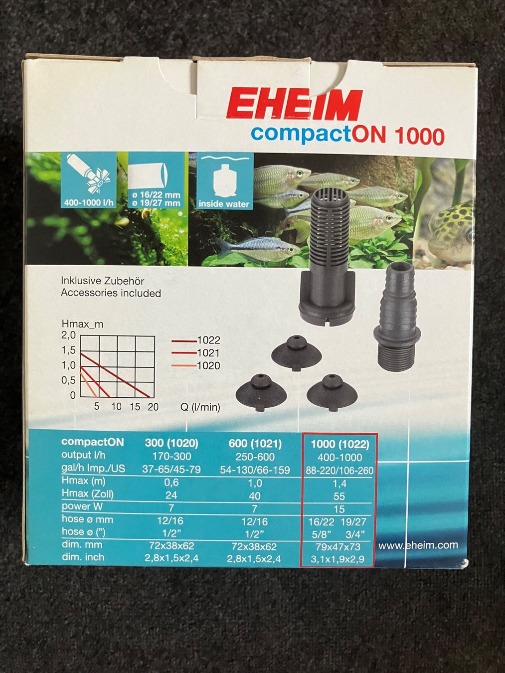 Pompe & Parti di ricambio: Aquarium Wasserpumpe – Nuovo e nell'imballaggio originale da Schaffhausen venduto da dia_rl66 1