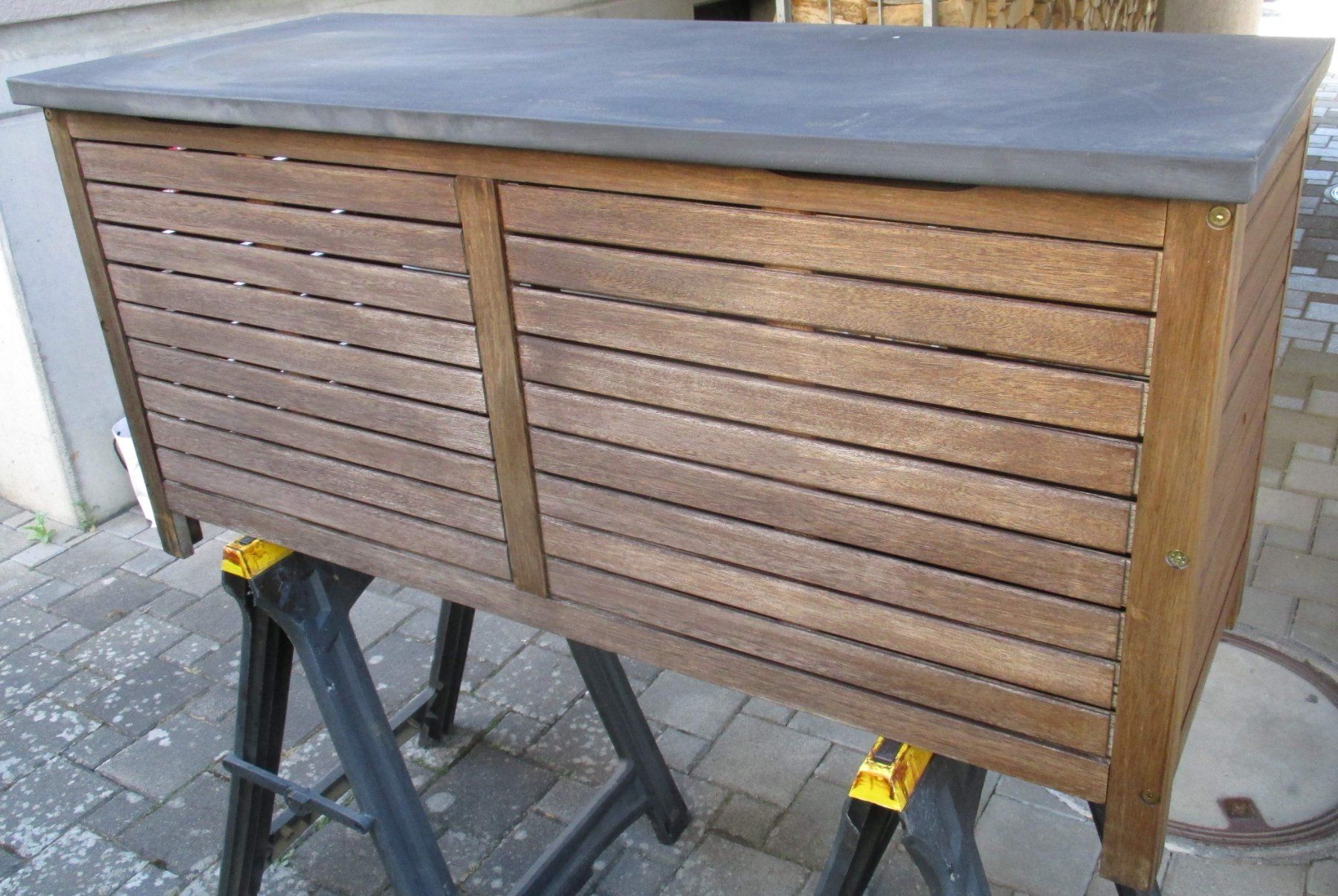 Box contenitori: Gartentruhe Holz, Gartenkiste, Gerätebox, Gartenbox – Usato da Montlingen venduto da Mabesi 7
