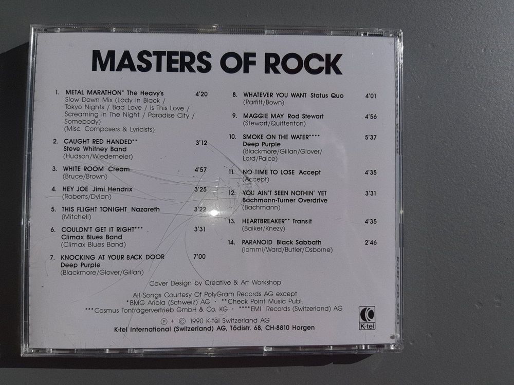 Masters of Rock CD Status Quo Deep Purple uvm. (Gebraucht) in Rotkreuz ...