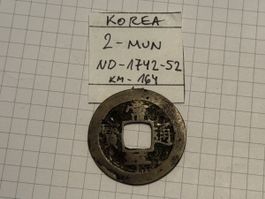 Korea 2 Mun 1742-1752 ND 