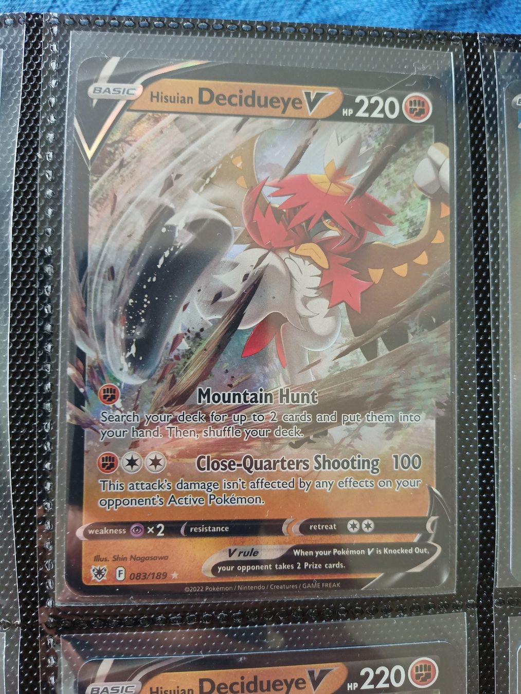 Pokémon Carte collezionabili: Hisuian Decidueye V – Usato da Altstätten SG venduto da GGsGameshop