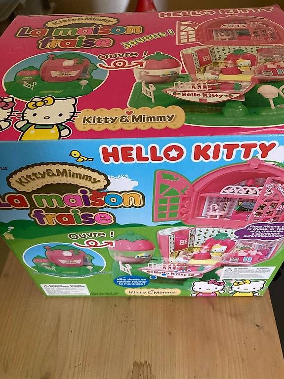 Casette per bambini: la maison fraise HEllo Kitty et Mimmy – Nuovo e nell'imballaggio originale da Chavannes-Orsonnen venduto da magnolia22
