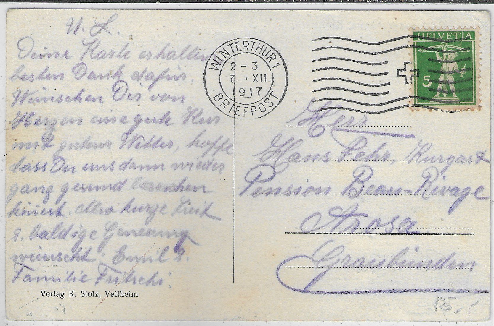 Cartoline postali: Gruss aus Veltheim ZH – Usato da Ettingen venduto da Kartenplanet 1