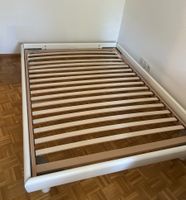 Hochwertiges Bettgestell & Lattenrost 140x200/weiss/sehr gut