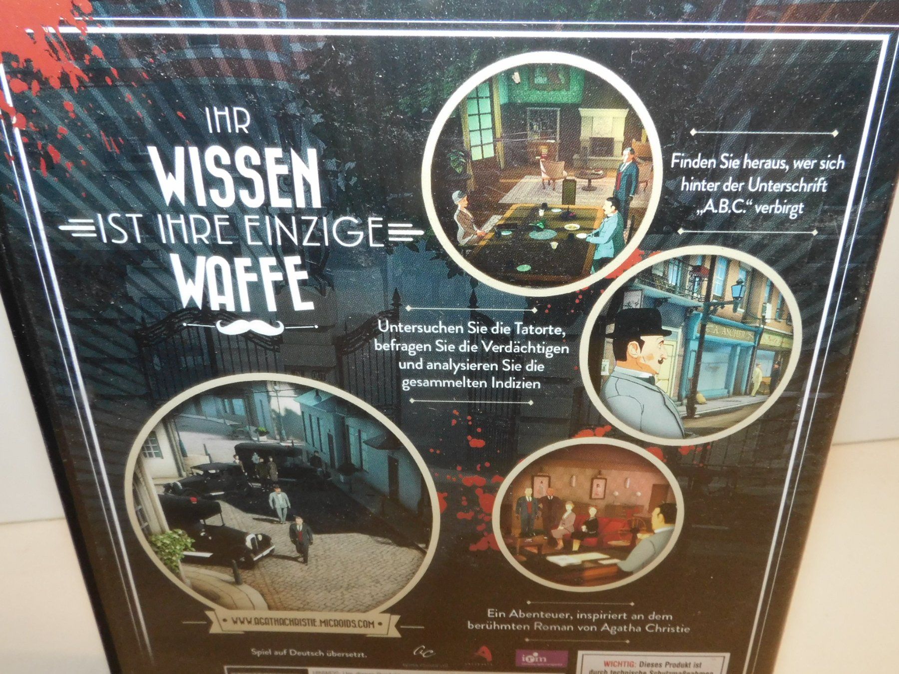 Giochi: PC CD Rom Game The ABC Murders  2016  Versand CH weit – Usato da Sursee venduto da 76 3