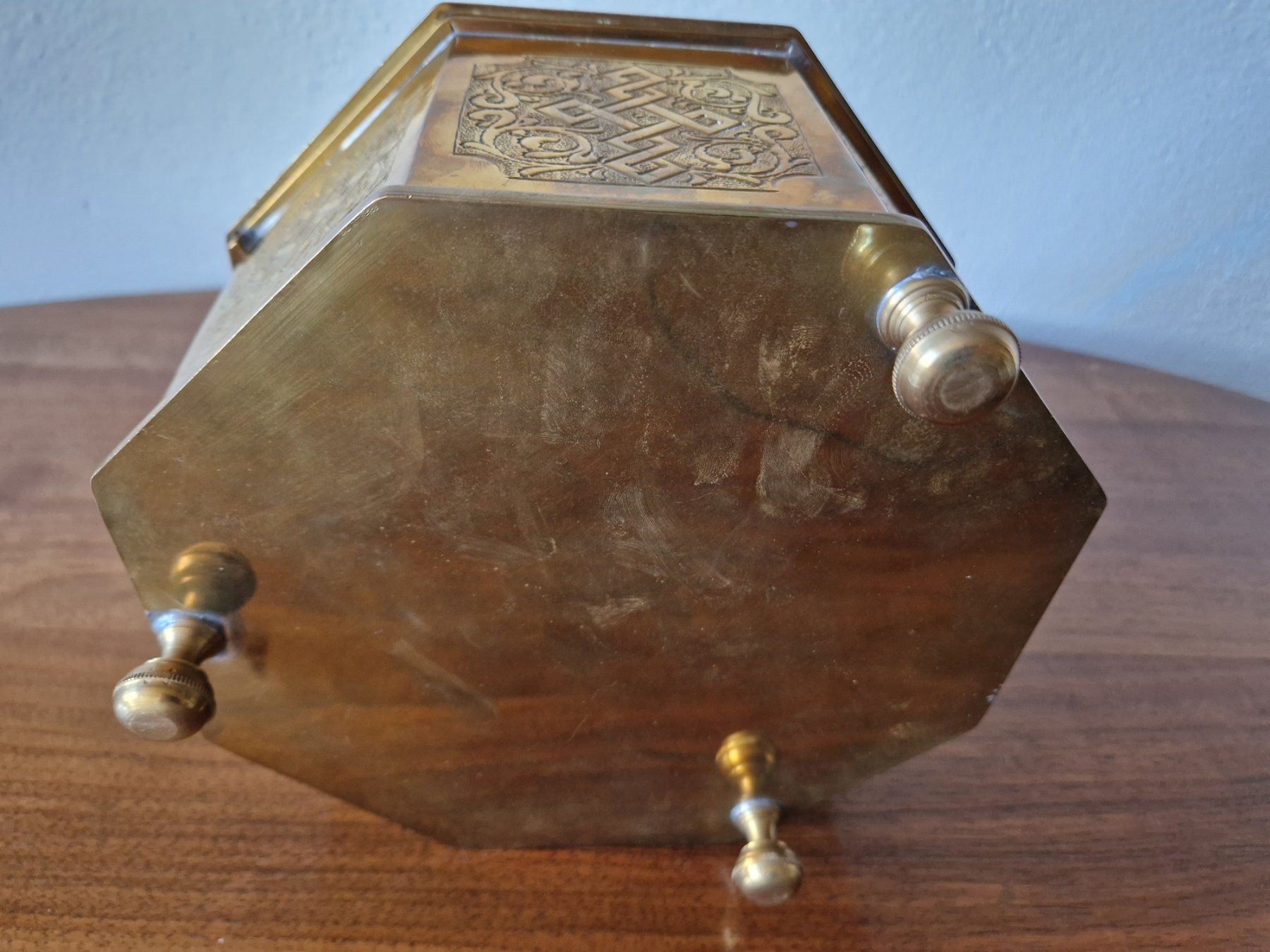 Portagioie: Messing Schmuckdose/Schatulle – Usato da Bern venduto da Antikbatik 2