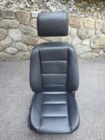 BMW E36 325 Beifahrer Autositz Leder Schwarz guter Zustand