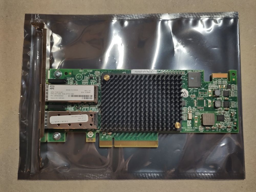 HPE SN1100E 16Gb Dual Port FC HBA Store Fabric (Gebraucht) in Widnau ...