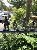 Zinnfiguren-Set 4 Figuren gebrauchter Zustand