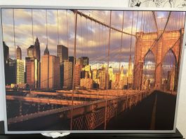 Brooklyn Bridge Bild New York Wandbild gerahmt, Top!