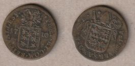 Wallis, Bistum Sitten, 1 Batzen 1710
