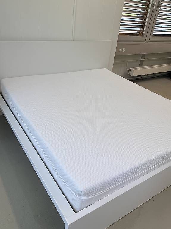 Ikea Betten: Lit malm complet blanc possible transport – Gebraucht aus Biel/Bienne von secondstore 4