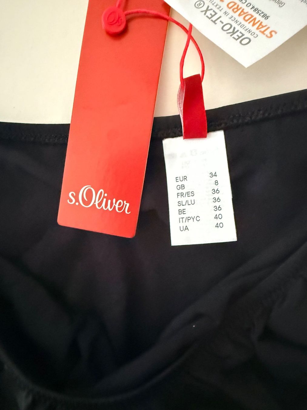 S.Oliver Badekleider & Bikinis: s.OLIVER, Bikini-Slip, Grösse 34, Farbe Schwarz – Neu und originalverpackt aus Rudolfstetten von gst_g7xl 1