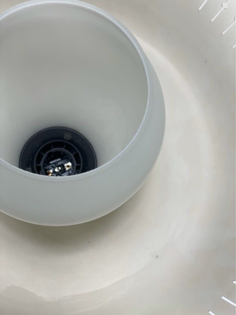 Lampade: Dänische MCM Lampe Bent Karlby Messing & Opal – Usato da Basel venduto da MidMod20C 6