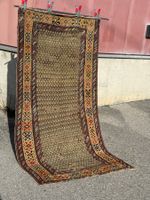 Kaukasischer Teppich, 213 x 118 cm, handgeknüpft – sauber