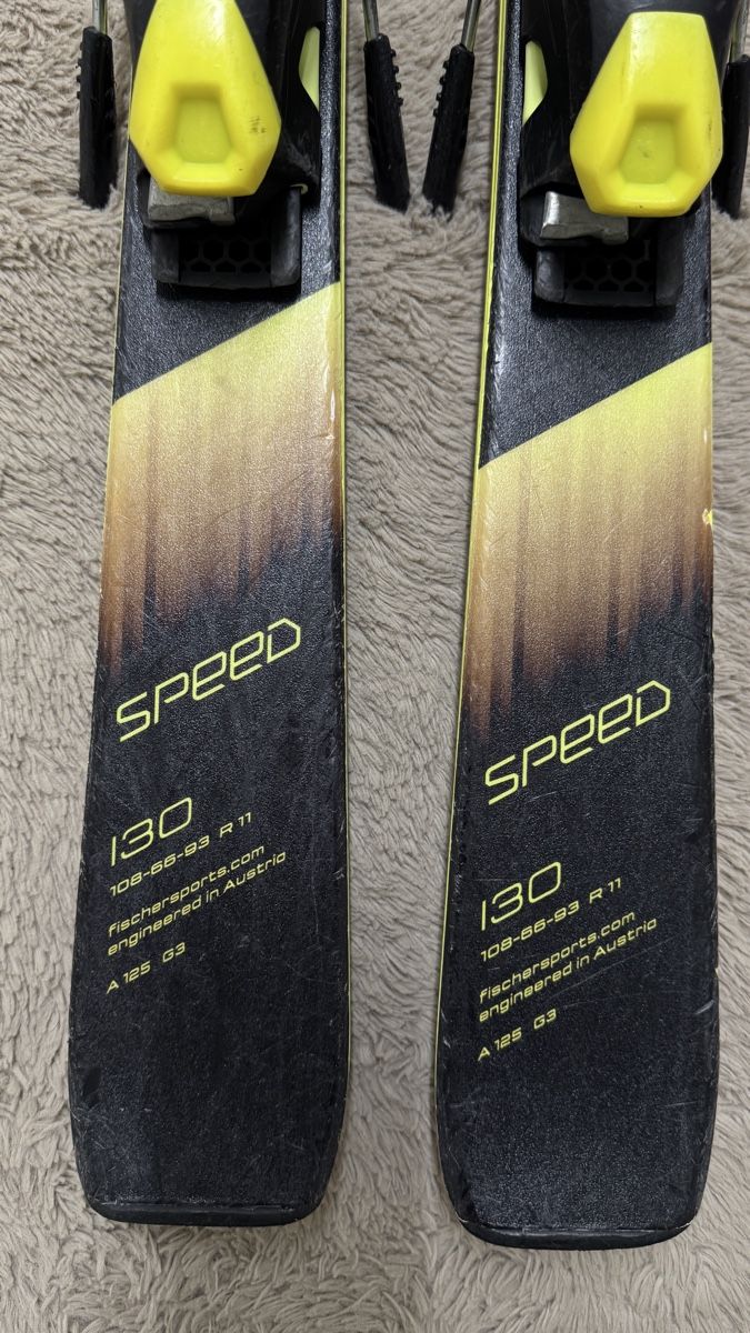 Fischer Sci: Fischer RC4 Speed Ski 130 cm mit Bindung gebraucht – Usato da Dietlikon venduto da kickboxer_999 4
