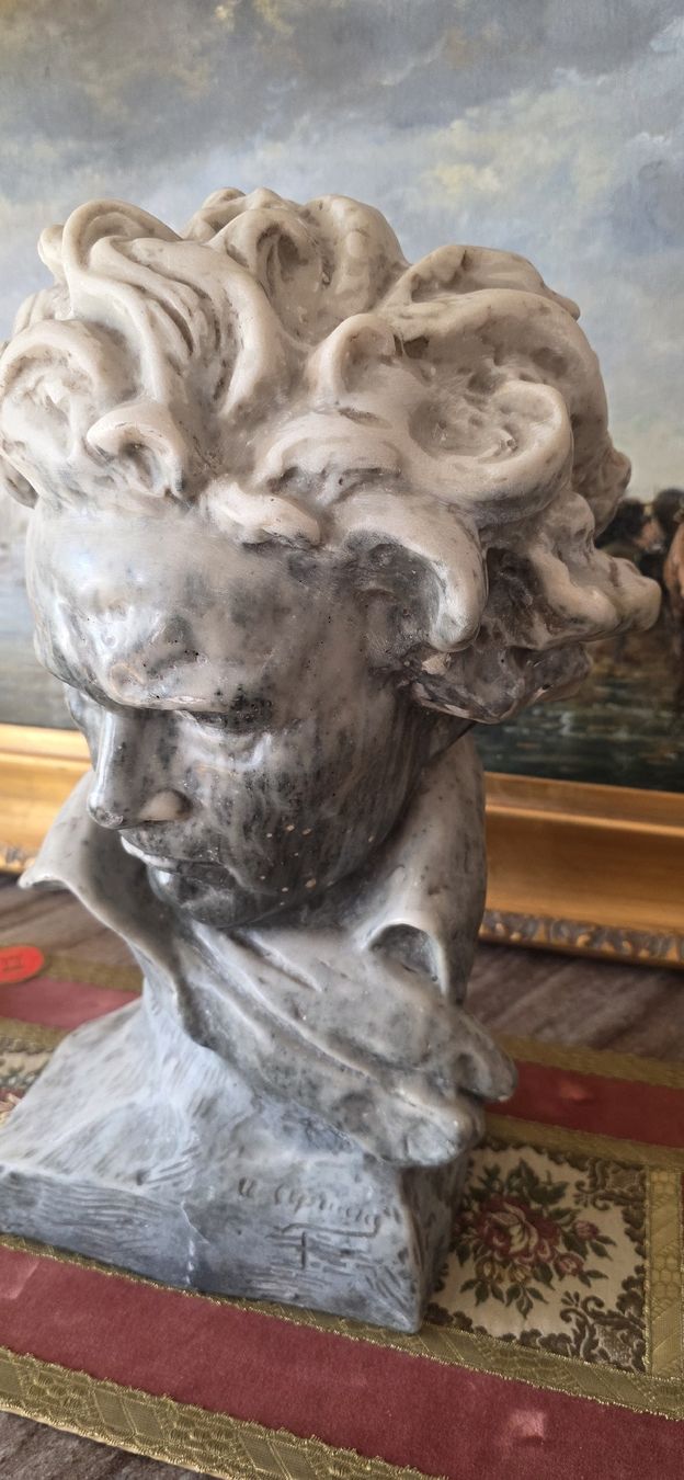 Sculture & Statue: Beethoven Büste, Marmor signiert – Usato da Wolfhalden venduto da Nati-Nati 5