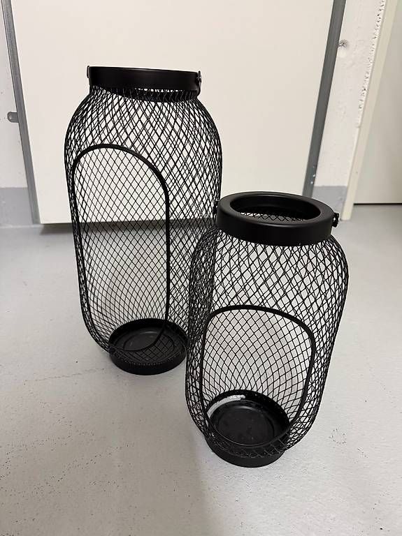 Portacandele: IKEA Toppig Set Windlicht Kerzenhalter schwarz – Usato da Oberhasli venduto da the.duchess.16 1