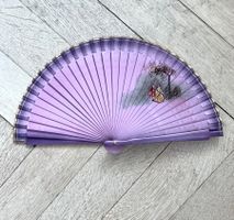 Spanischer Fächer aus Holz - Vintage 80er Jahre, wie neu!