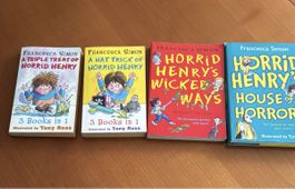4 books Horrid Henrys