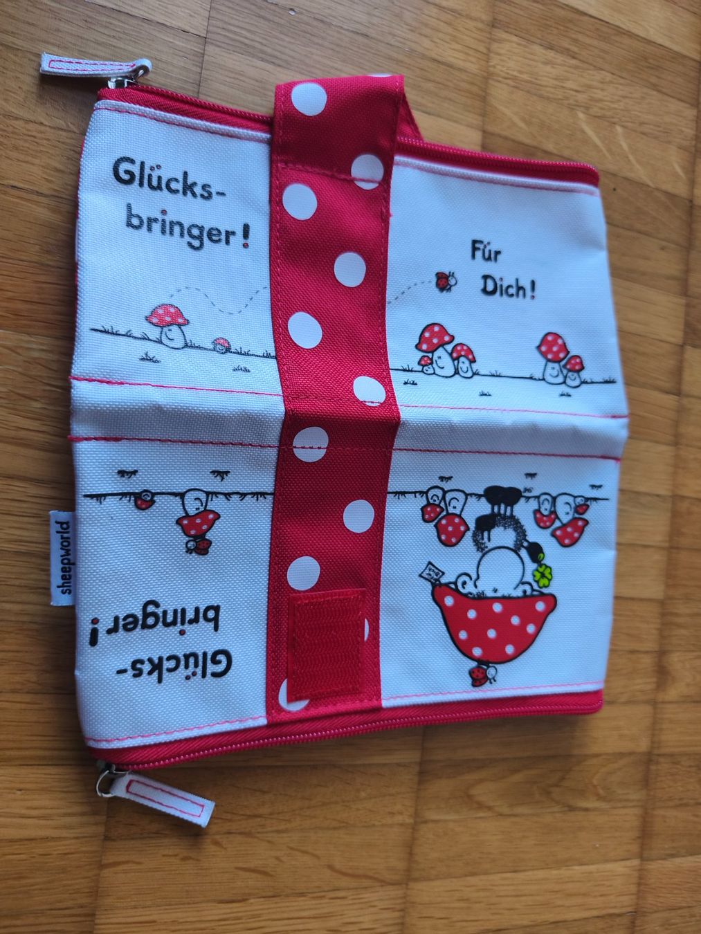 Astucci : sheepworld Necessaire Etui Schuletui Glücksbringer Punkte – Nuovo (secondo la descrizione) da Uster venduto da zebralino 2