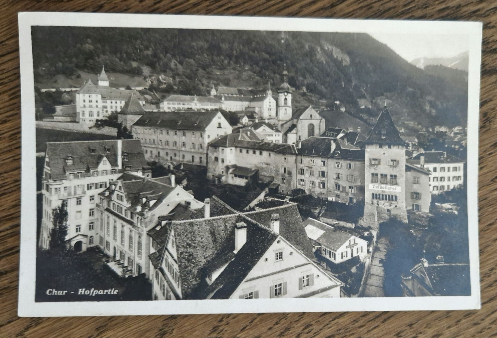 Ansichtskarten: Chur, Hofpartie 1932 – Gebraucht aus Ebikon von Donar50
