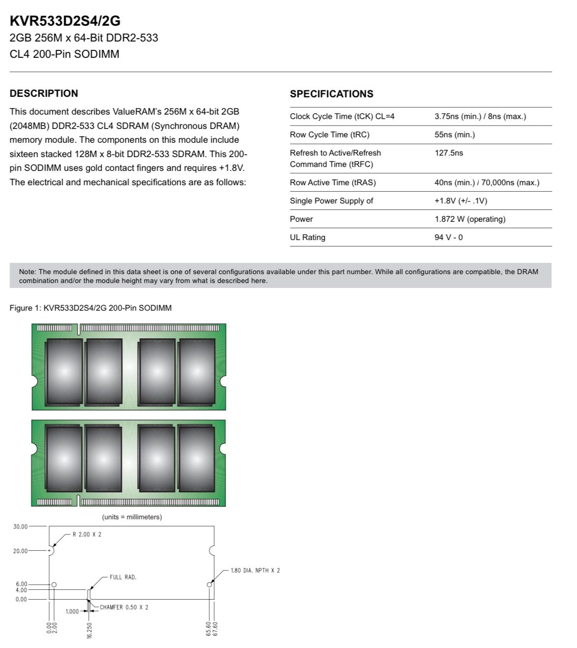 Kingston Memoria / RAM: Speicher Ram Kingston KVR – Usato da Ehrendingen venduto da Sansav 2