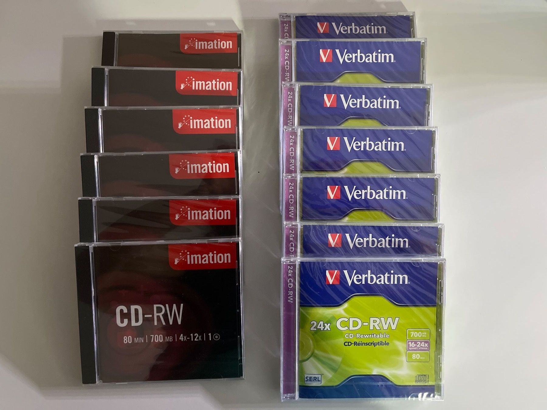 Alle DVDs: CD-RW - 14 Stück – Neu und originalverpackt aus Zollikofen von pico27
