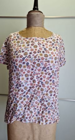 Blumenmuster Sommer Top, Grösse M/L