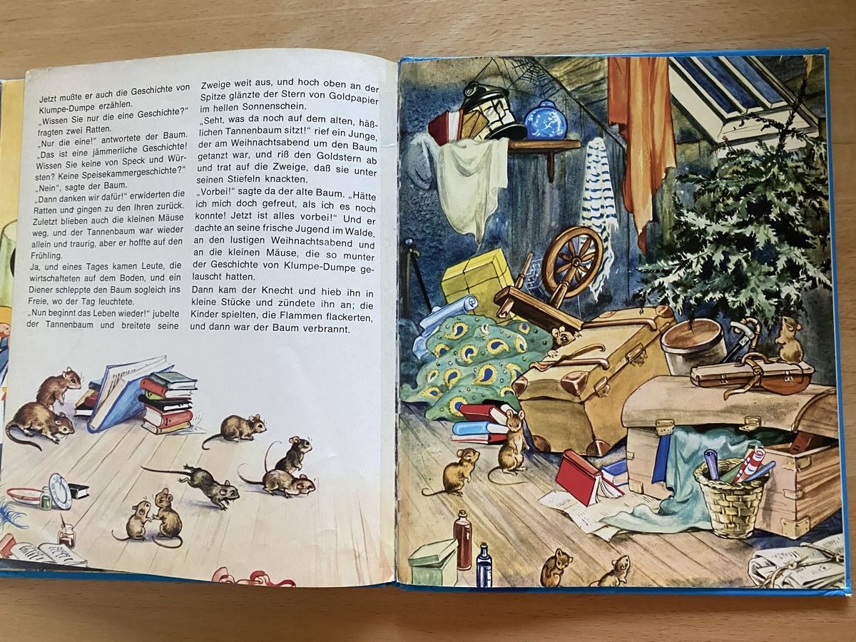 Bücher: Der Tannenbaum - Hans Christian Andersen – Gebraucht aus Schwarzenburg von Michellu 9