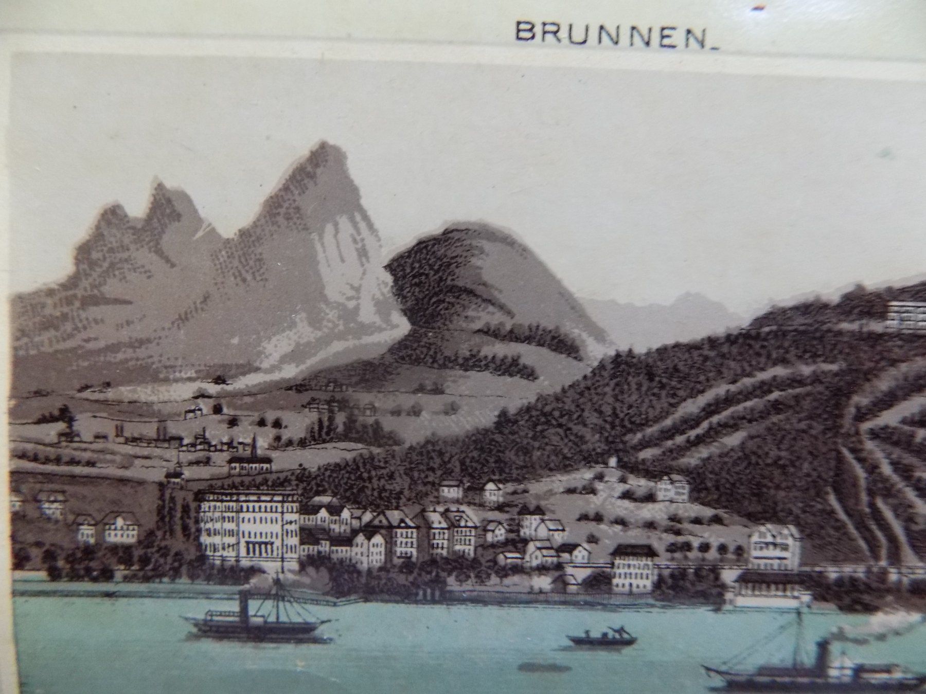 Incisioni: Brunnen Kanton Schwyz – Usato da Risch venduto da Antikfee 2