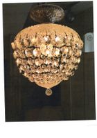 schöner alter Kristall/Ballon/Korblüster Frankreich RAR