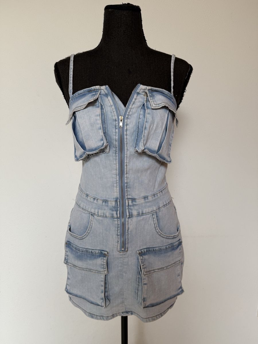 Shein Vestiti: Elastisches Jeans Minikleid – Nuovo (secondo la descrizione) da Sigriswil venduto da ck56 1