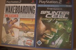 Playstation 2 Spiele Wakeboarding Splinter Cell
