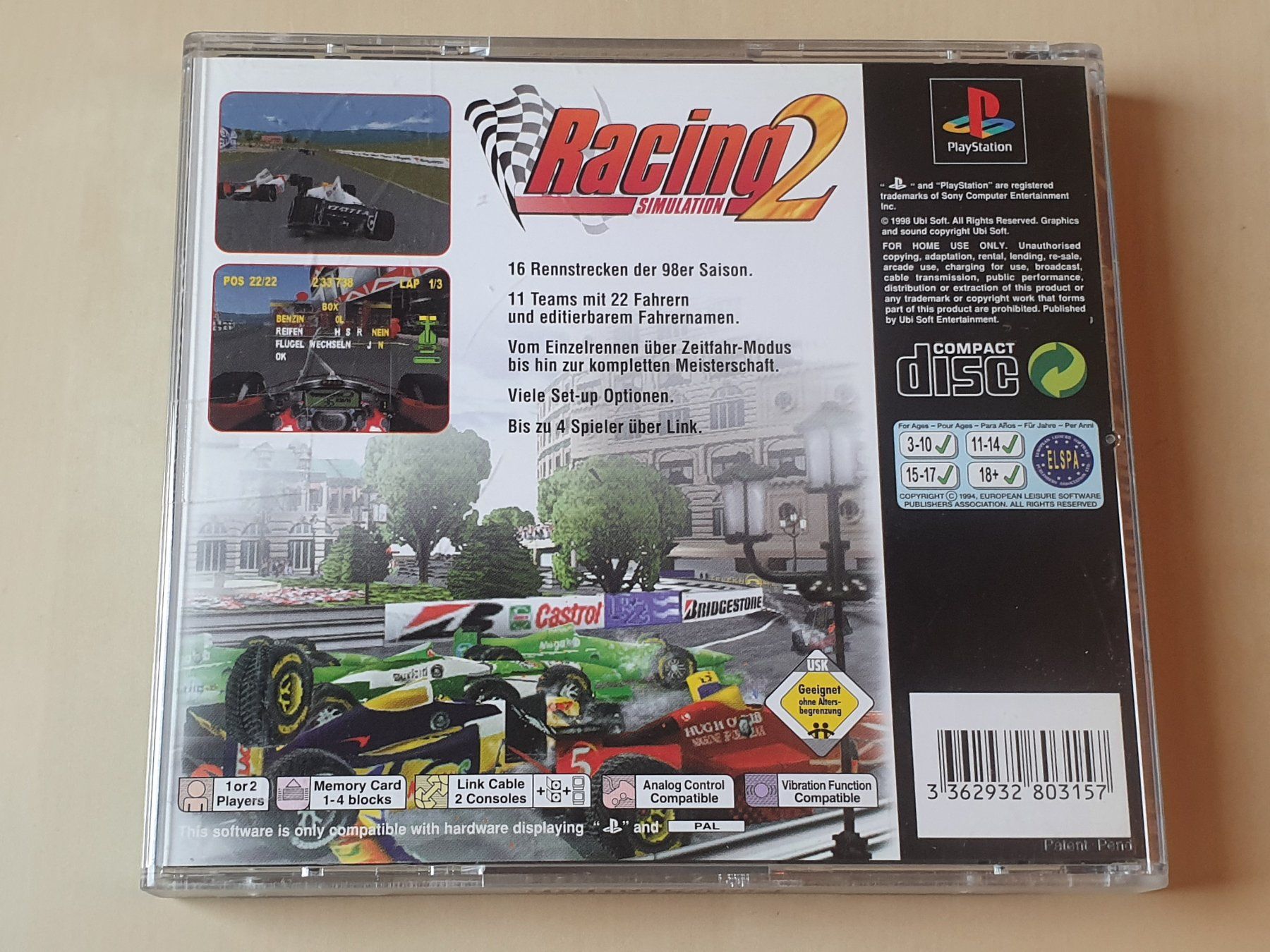 Sony Spiele: Racing Simulation 2 – Gebraucht aus Stansstad von collectorsshop 1