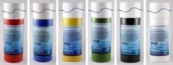 Colori: KRYOLAN AQUACOLOR LIQUID Bodyfarbe 250ml – Nuovo e nell'imballaggio originale da Zürich venduto da airbrush-and-more