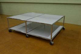Designer Couchtisch USM Haller mit Rollen