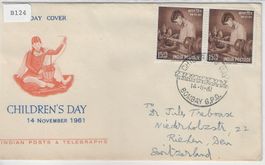 Indien FDC Children's Day 14. Nov. 1961