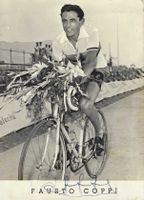 Fausto Coppi,  Foto mit handsigniertem Autogramm SEHR SELTEN