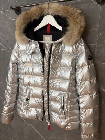 Bogner FIRE+ICE Daunenjacke Silber Metallic – Gr. 36/S