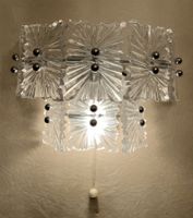 Kristall Wandlampe Design 60er/70er Jahre vintage