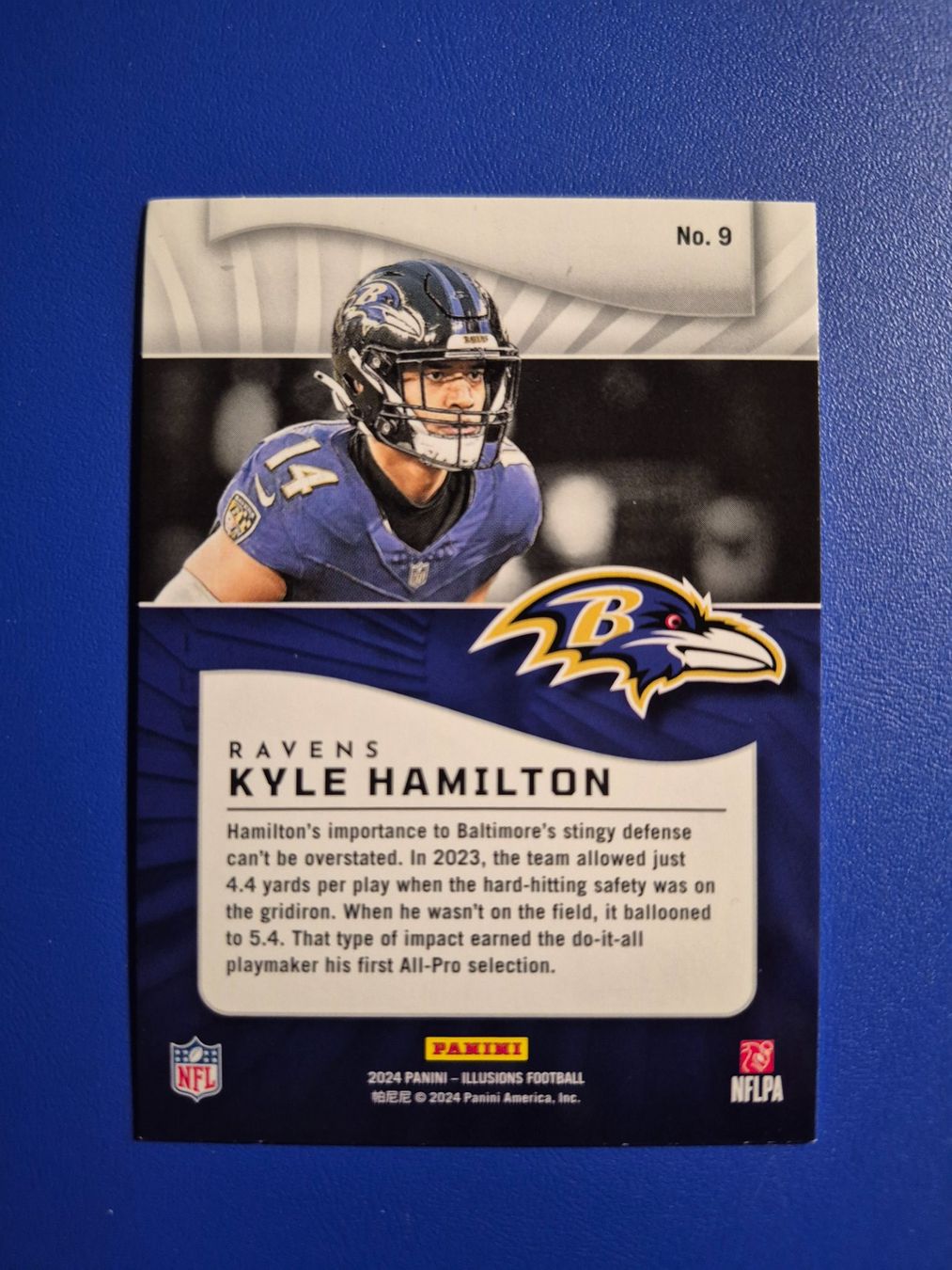 Panini Sammelbilder & Trading cards: NFL Kyle Hamilton Baltimore Ravens – Gebraucht aus Treiten von Sauber73 1