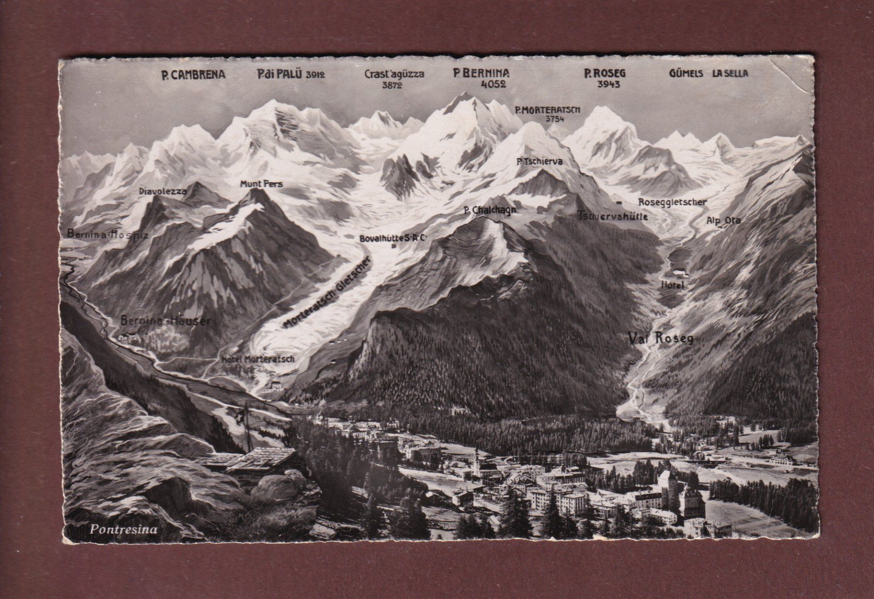 Cartes postales: PONTRESINA - 1946 // Eckbug // – D'occasion à Pully par nicecards-shop